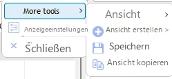 Visual Planning 10 - Planung-Ansicht: Konfiguration