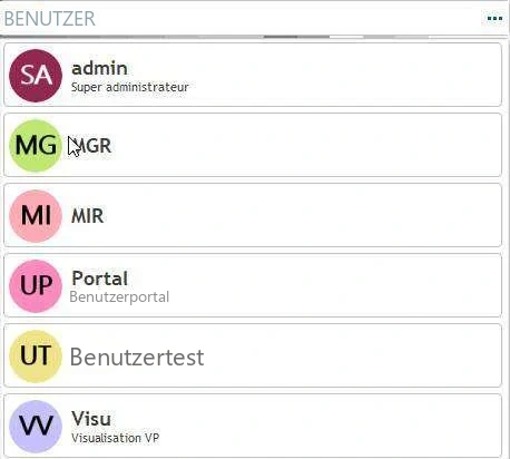 Visual Planning 10 - Einen Anwender anlegen