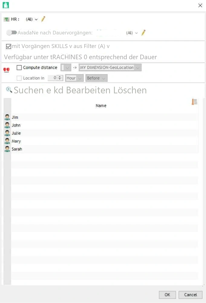 Visual Planning 10 - AUTOMATISCHE ZUWEISUNG