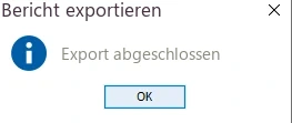 Visual Planning 10 - Auslösen eines Exportvorgangs für einen Vorgangsbericht über eine URL - Abbildung 1