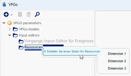 Visual Planning 10 - VERWALTUNG VON EINGABE-EDITOREN