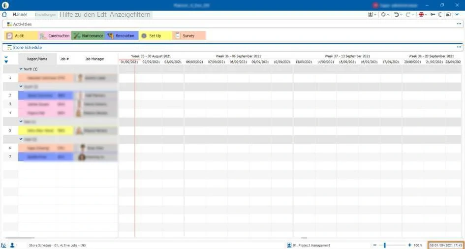 Visual Planning 10 - Zuweisung eines Stundenkalenders zu einer Erstellungsregel