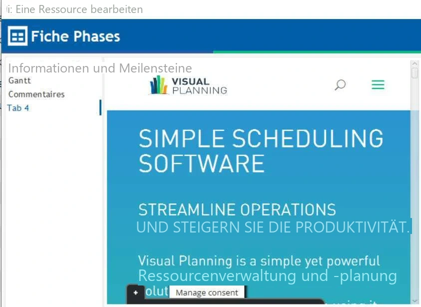 Visual Planning 10 - Löschen - Abbildung 1