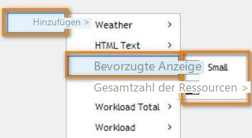 Visual Planning 10 - Anzeige der Favoriten - Abbildung 1